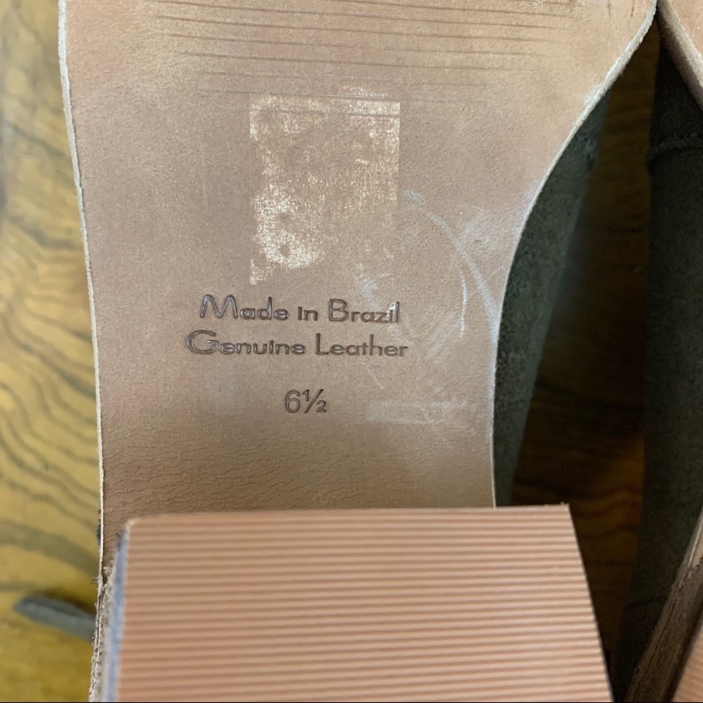 Madewell The Janice darkest olive suede ankle boot - Picture 14 of 15